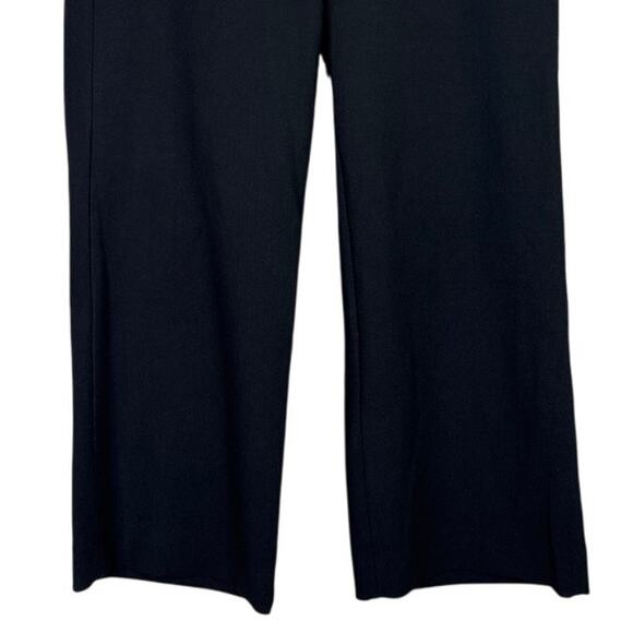 J. Crew High Rise Peyton Crop Wide Leg Stretch Trouser Pants Pockets 14 T Black - Picture 3 of 15